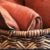 Nappe / Plaid Lin couleur Tomette h250 x 160 cm