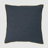 Nappe / Plaid Lin couleur LOU (gris profond) h250 x 160 cm - Thumbnail Image 3