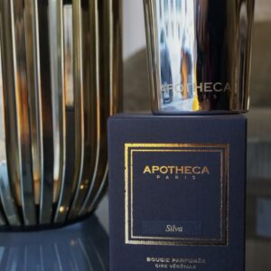 Bougie Silva cire 100% végétale et vegan - verre argent